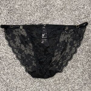 Victoria's Secret Black Lace Panties